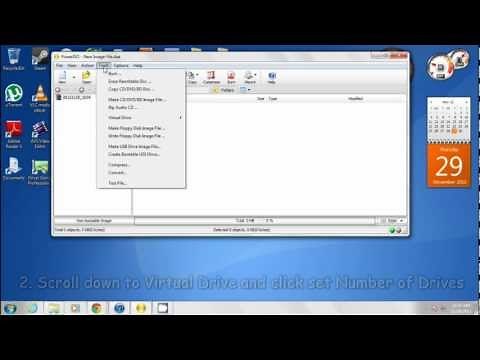 How to create a Virtual CD Drive with PowerISO