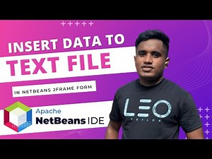 Insert data to txt file - Java jframe form Netbeans tutorial