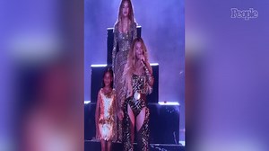 Beyoncé’s Daughter Rumi, 7, Makes Rare Appearance During Live Show with Mom as Big Sister Blue Ivy, 13, Towers over Both