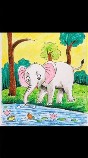 elephant drawing | elephant drawing easy
