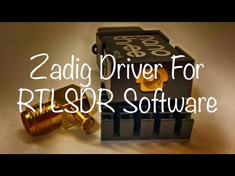 Installing WinUSB Driver For SDR# Software Using Zadig To Use A RTLSDR
