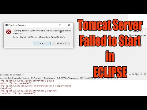 Starting Tomcat Server al localhost has encountered a problem in ECLIPSE