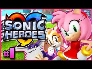 Amy, Cream & Big Play Sonic Heroes Team Rose Story - Seaside Sonic Chase !!
