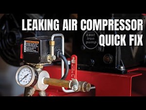 Fixing A Leaking Air Compressor