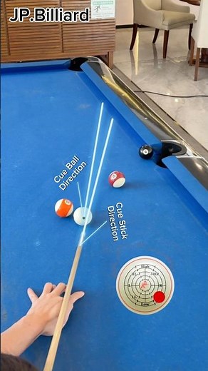 Try this 2 rails kickshots to improve your skills #billiard #billiards #jpbilliard