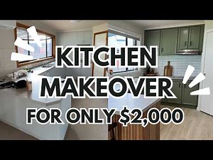 DIY Kitchen Makeover Tutorial - All For Only $2,000 ✨