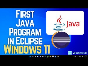 How to Create Your First Java Program in Eclipse | Java Programming on Windows 11 (2025)