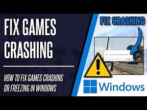 How to FIX Game Crashing or Freezing on Windows 10 or 11