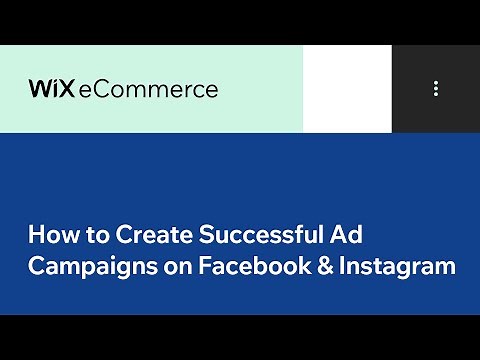 Advertising on Facebook & Instagram | Facebook Ads by Wix | Wix.com