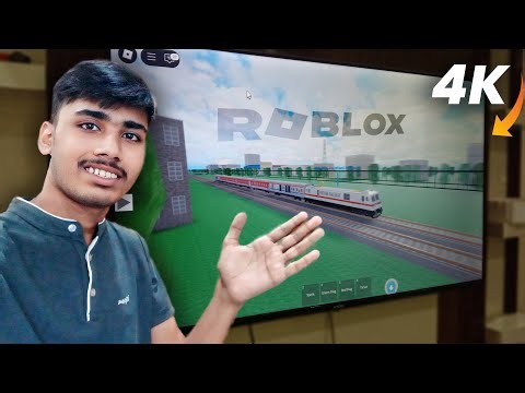 Playing Roblox On My 50-Inch TV | 4K 60FPS Big Screen Gaming | Play Roblox On TV | Anand Plays