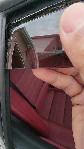 How to install WeatherTech window visors on a 2017 Lexus IS200T - Rear