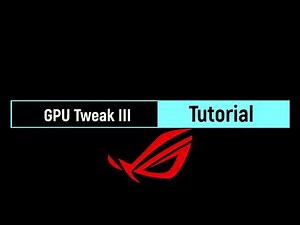 Overclocking with ASUS GPU Tweak III