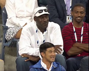 78K views · 1.3K reactions | Tweener Tuesday: Even Michael Jordan had to smile at this one... : Roger Federer  Matosevic, 2014 US Open | US Open Tennis Championships | Facebook