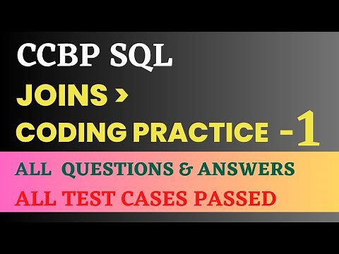Joins | Coding Practice - 1 | SQL | NxtWave | CCBP 4.0
