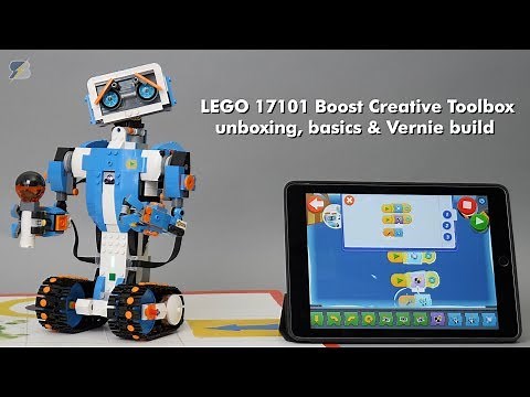 LEGO 17101 Boost Creative Toolbox - unboxing, basics & Vernie build
