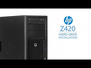 HP Z420 Hard Drive Install Guide