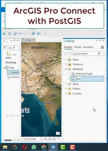 Connecting PostgreSQL to ArcGIS Pro | @GISSchools | #postgis #gis #qgis