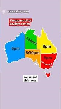 Australia's cursed daylight saving time zones explained
