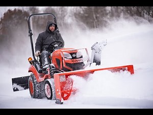Kubota BX2680 Takes on March Midwest Winter Storm