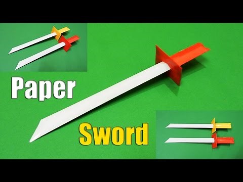 How to make a Paper Sword | Easy | Tutorial