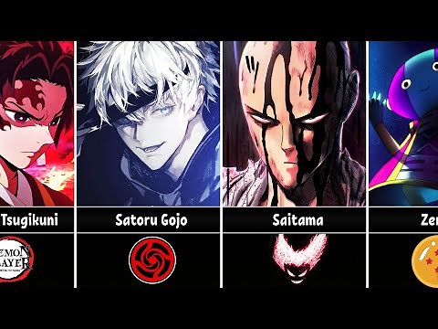 The Strongest Anime Characters of Each Anime