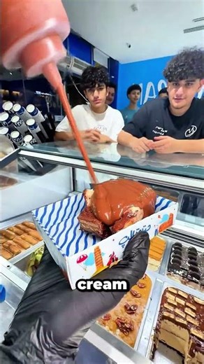 I Tried the Viral Ice Cream Cake Trend (It's Actually Genius) #shorts #foodbusiness