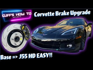 C6 Corvette Base to Z51 Brake Upgrade