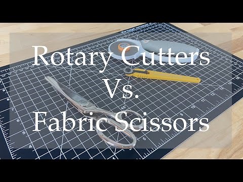 Rotary Cutters Or Fabric Scissors? Which To Use In The Sewing Process