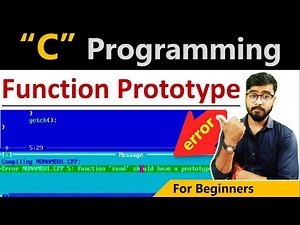 What is Function Prototype? | Function chapter in c language | by Rahul Chaudhary