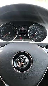 VW Golf mk7 2013, Reset Service and Inspection Light