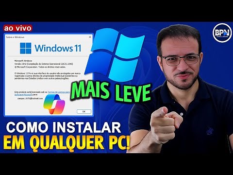 Como BAIXAR e INSTALAR o Windows 11 Versão MAIS LEVE em QUALQUER PC!