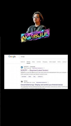 Cara menghubungkan HP ke OBS dengan SCRCPY