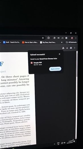 How to Save PDFs Directlt to Google Drive from Chrome