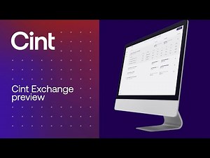 Cint Exchange Product Demonstration