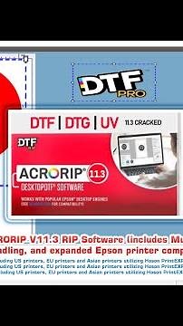 INSTALL AcroRip 11.2 - 11.3 | DTG | DTF | UV Without DONGLE!