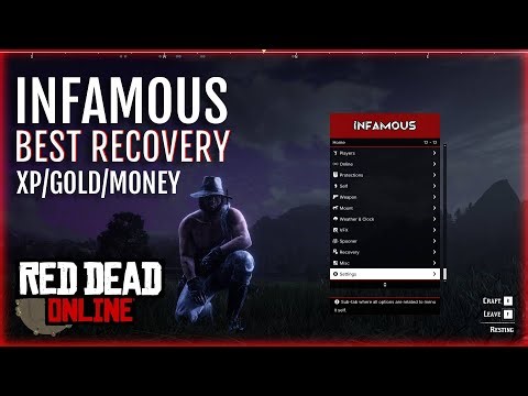 Infamous Mod Menu RDR2 Online — Best XP, Gold & Money Recovery in 2025 (Undetected)