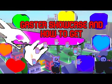 GASTER SHOWCASE AND HOW TO GET IT IN A UNIVERSAL TIME ROBLOX
