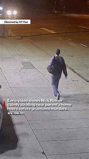 Nick Reiner appeared to be totally calm as he walked near his parent’s Brentwood home just hours before they were stabbed, sending shockwaves through Hollywood. The 32-year-old — dressed in blue jeans, a long-sleeve shirt, baseball cap and carrying a backpack — strolled by a local gas station just before midnight Saturday, as seen in footage obtained by The Post.