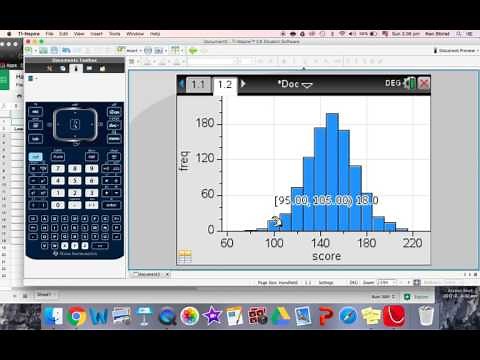 Frequency histogram with TI-Nspire