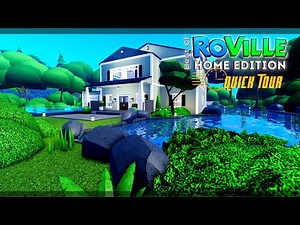 🏡⏩ Aesthetic Family Lakehouse || Best Of RoVille - Home Edition With House Code || RoVille Tours