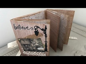 tuto album FACILE avec 3 enveloppes vintage
