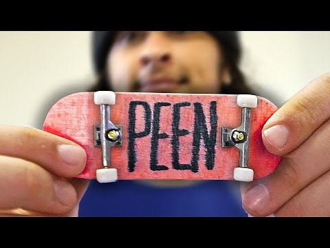 HOMEMADE FINGERBOARD!