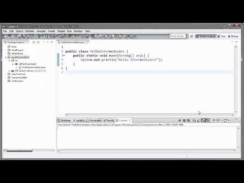 JAVA (Intermédiaire) - 1 - Introduction