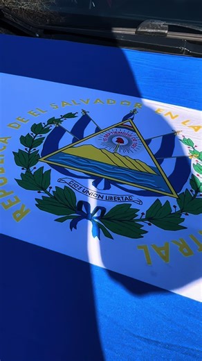 Celebrate El Salvador with Car Flag Covers