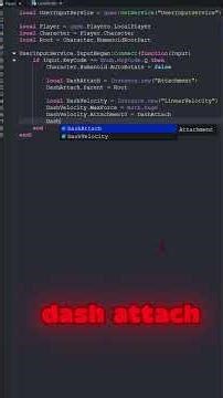 How to make a dash system in Roblox Studio
