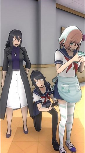 Ryoba Visits Ayano at School! (Yandere Simulator) #shorts