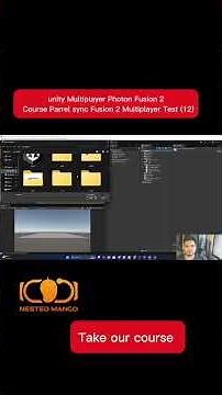 Unity Multiplayer Photon Fusion 2 Course Parrel sync Fusion 2 Multiplayer Test