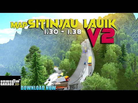 How to Active MAP SITINJAU LAUIK V2 in ETS 2 | 1.30 - 1.40 | Map Activation Tutorial with Link