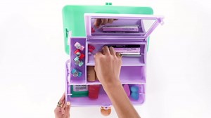 Caboodles Twilight Disco - Ultimate On-the-go Girl | X-large Costmetic Organizer, Make-up & Accessory Case