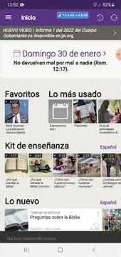 ¿Por qué no me actualiza el catálogo en jw library?